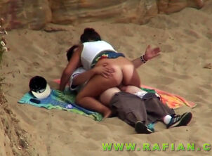free nude beach voyeur video