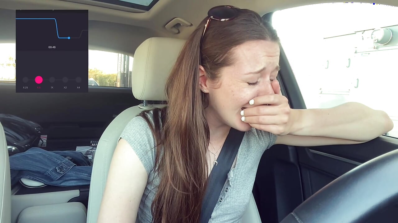 Cumming embarassingly Hard in a Starbucks Drive Thru (lush Control Part 2)