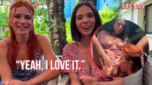 Ersties – Sexy Babes Have Sex In a Public Restroom