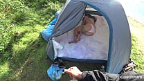 Fucked stranger in the forest. It was risky but she liked it.