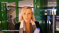 Hot blonde babe with big juicy tits get’s picked up and fucked in the car