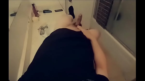 hot guy stroking in restroom cheating