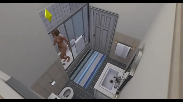 I spy my neighbor masturbating in the bathroom