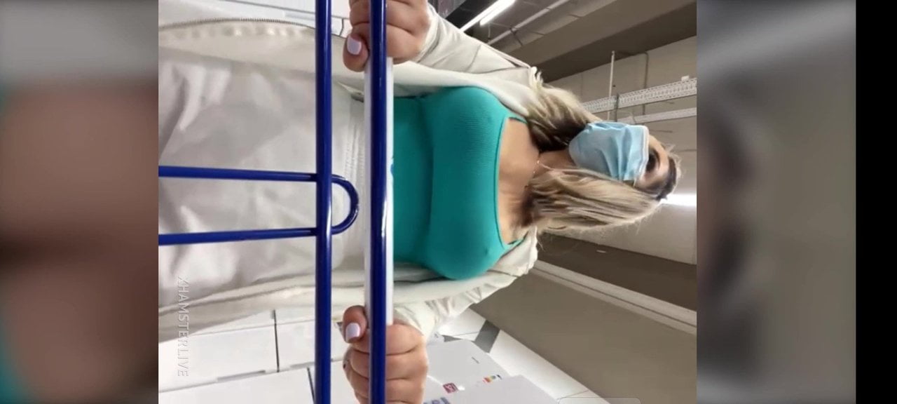 Naughty milf at the mall