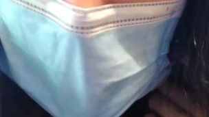 PUBLIC RESTROOM Facemask Covid-19 Pandemic MESSY Peeing Fetish Slut PinkMoonLust on ONLYFANS
