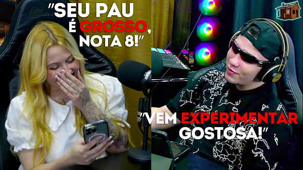 A Ninfeta Viamms Avalia o Mastro do Ruan e deu uma boa nota, será que ela gostou da Rola dele? – Pápum no Barraco!